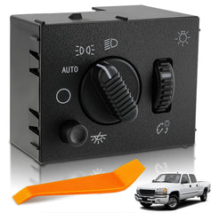 Dacall front-facing headlight switch showing controls and fit for easy replacement