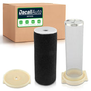 Dacall front view of air filter showing fit and shape, ensuring correct replacement