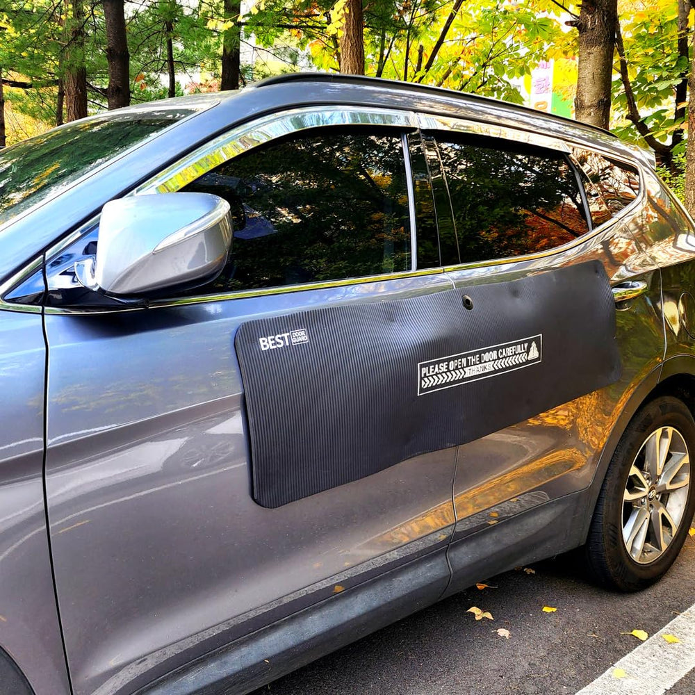 DAHINRAUM front view showing protector preventing door dings and scratches
