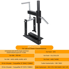 Danti adjustable jaws detail showing versatile fit for multiple drum sizes