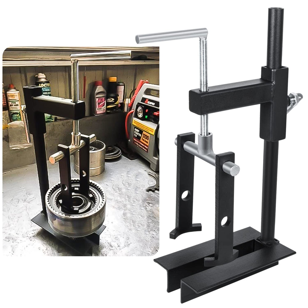 Danti front view bench-mounted compressor showing stability and safe operation