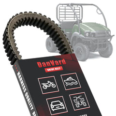 DanVard drive belt front packaging showing fitment and benefit