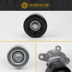 Dasbecan serpentine drive belt flat lay showing rib profile for reliable grip and quiet operation