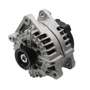 Dasbecan alternator front view showing mounting points and fitment benefit