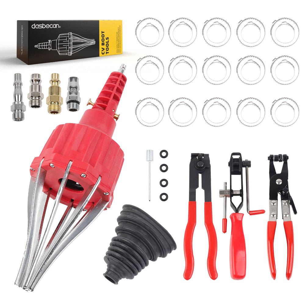 Dasbecan front view of complete kit showing components and efficiency