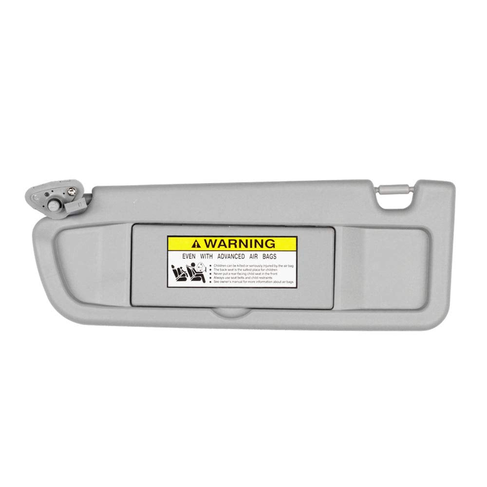 Dasbecan left driver-side visor front view showing clean fit and protection