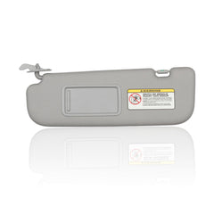 Dasbecan visor front view showing gray finish and restored shade