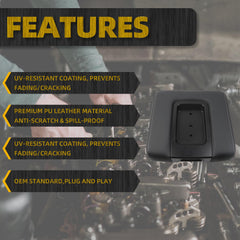 Dasbecan side profile mounted lid demonstrating proper alignment and support