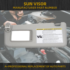 Dasbecan sun visor rear mounting detail with clips for fast, precise installation