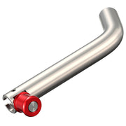 Datanly red-head hitch pin lock front view shows compact secure design and visibility