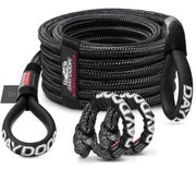 DAYDOOR front view of tow rope kit showing complete components and ease of use
