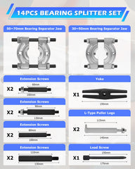 DAYUAN 2-inch separator closeup showing split face for secure clamping