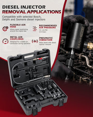 DAYUAN close-up of air vibration tool showing durable build and benefit of controlled vibration