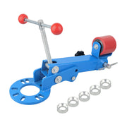DAYUAN front view of fender roller showing durable frame and controls for precise shaping
