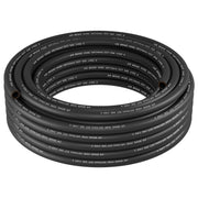 Dazakoot front view of 50ft hose showing size and durable exterior for easy identification
