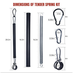 Dazakoot hanger bracket and clamp showing stainless steel durability and cushioned protection for hoses