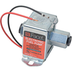 DB Electrical Facet pump front view compact design for reliable fuel flow