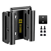 DC Cargo connector front view showing solid steel plate and bolt slots for reliable mounting