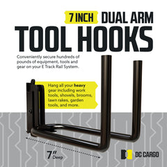 DC Cargo Mall close-up of zinc-plated steel finish highlighting rust resistance and durability