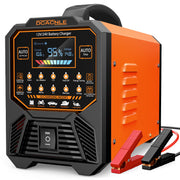 DCACNLE front view of charger showing controls and sturdy housing for reliable charging