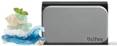 Dcifuu stone freshener front view showing sleek design and secure magnet