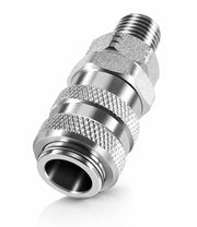 DearChan front view of coupler fitting showing compact profile and fit