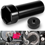Deargooday front view of 2-1/4" pulley wrench showing secure fit