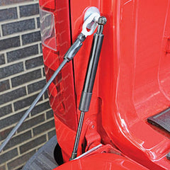 DEE ZEE tailgate assist installed on truck demonstrating controlled drop advantage