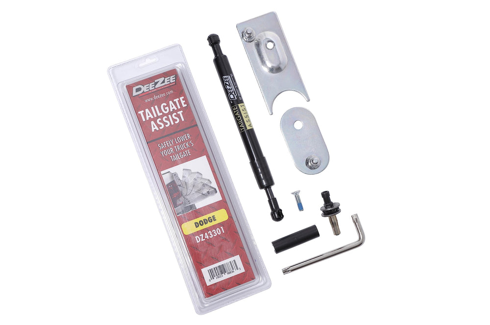 DEE ZEE DZ43301 front packaging showing included hardware and model fitments for quick selection