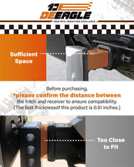 DEEAGLE powder-coated plate detail resisting rust and distributing load