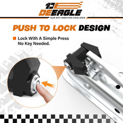 DEEAGLE side profile on coupler demonstrating wide 1.2 inch span fit