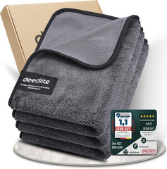 Deedlite front packaging showing towel and quick absorbency benefit