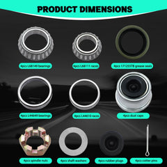 DEEPDREAM bearing and race side-by-side demonstrating correct matching fit
