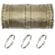 DEGEOBERLIN front view of titanium-style heat shield highlighting protective surface