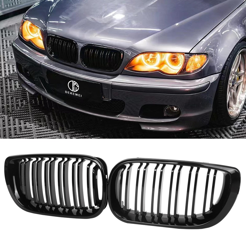 DEKEWEI front view gloss black grille showing refined BMW styling