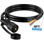 Deluwire front plug connector showing secure fit and easy hookup benefit