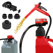 DEMAKIMI front packaging showing pump and 51-inch hose for quick refueling