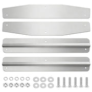 Demimy mirror-finish front plate shown alone, adds polished appearance and weight