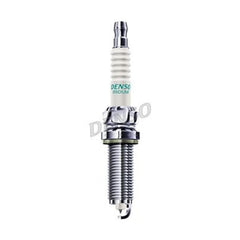 Denso SC16HR11 insulator detail with five ribs reducing flashover and improving reliability