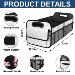 Deosk reinforced handle detail highlighting strong stitching for safe carry