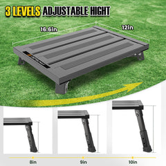 DEPSUNNY adjustable leg detail for choosing 8, 9, or 10 inch heights