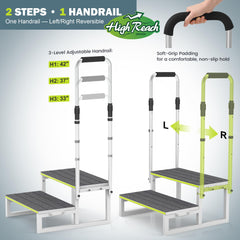 DEPSUNNY top platform with removable anti-slip mat for safer footing
