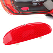 DERI front inner door reflector front view showing red reflective surface and OEM look