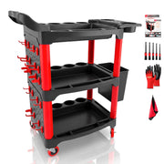 DESEQPT front view full cart showing organized storage and quick access