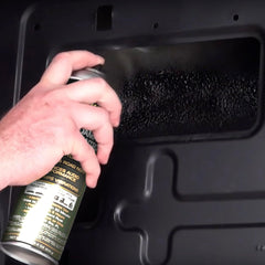 Design Engineering coated inner door panel, demonstrates vibration reduction and quieting