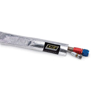 Design Engineering front view of sleeving package showing 1/2" I.D. product and benefits