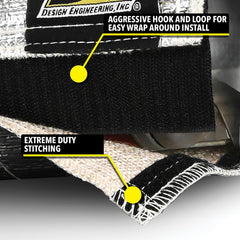 Design Engineering Mini Versa-Shield close-up of aluminized surface reflecting heat
