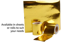 Design Engineering Reflect-A-Gold applied to firewall offering visible radiant heat shielding