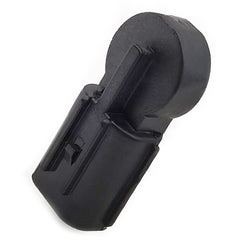 DEVMO flow sensor front view showing housing and mounting for easy replacement