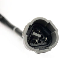 DEVMO sensor electrical connector closeup highlighting secure plug benefit